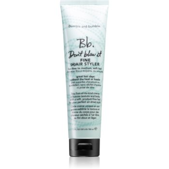 Bumble and bumble Don't Blow It Fine (H)air Styler tratament de hidratare fara clatire pentru par fin