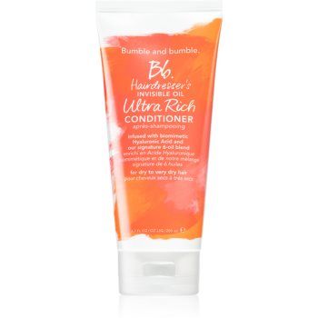 Bumble and bumble Hairdresser's Invisible Oil Ultra Rich Conditioner Balsam hidratant pentru păr foarte uscat și aspru