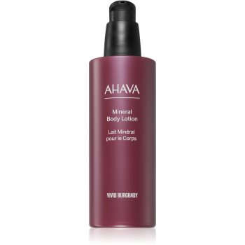AHAVA Vivid Burgundy loțiune de corp hidratantă cu minerale din Marea Moartă