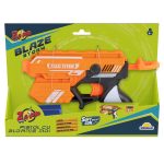 Pistol cu 5 gloante din burete, Blaze Storm, Zapp Toys, Portocaliu