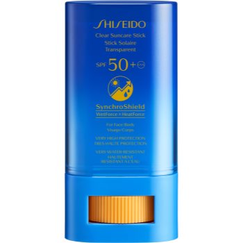 Shiseido Sun Care Clear Stick UV Protector WetForce tratament local protectie solara