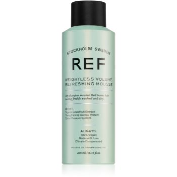 REF Weightless Volume Refreshing Mousse șampon uscat cremos pentru volum