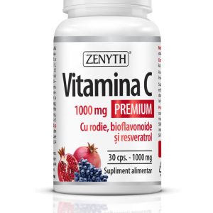 Vitamina C Premium RODIE si bioflavonoide 1000 mg, 60 capsule, Zenyth