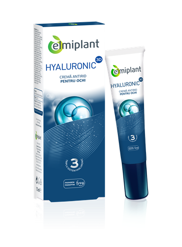 Elmiplant Hyaluronic 3D Crema Ochi, 15ml