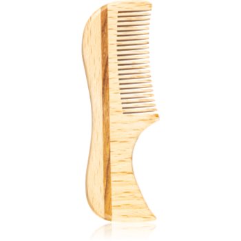 Golden Beards Eco Moustache Comb 7,5 cm pieptene din lemn pentru barba
