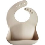 Mushie Silicone Baby Bib bavețică