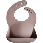 Mushie Silicone Baby Bib bavețică