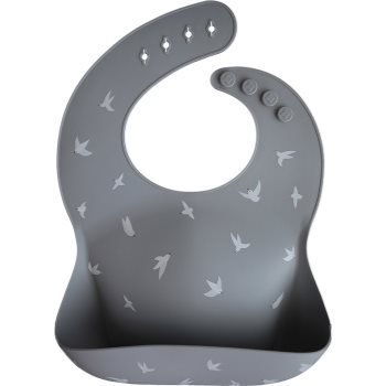 Mushie Silicone Baby Bib bavețică