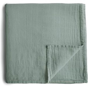 Mushie Muslin Swaddle Blanket Organic Cotton păturică de înfășat