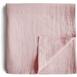 Mushie Muslin Swaddle Blanket Organic Cotton păturică de înfășat