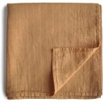 Mushie Muslin Swaddle Blanket Organic Cotton păturică de înfășat