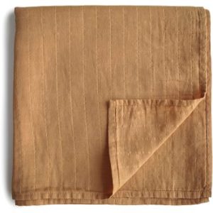 Mushie Muslin Swaddle Blanket Organic Cotton păturică de înfășat