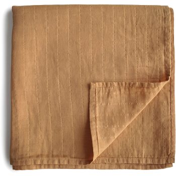 Mushie Muslin Swaddle Blanket Organic Cotton păturică de înfășat