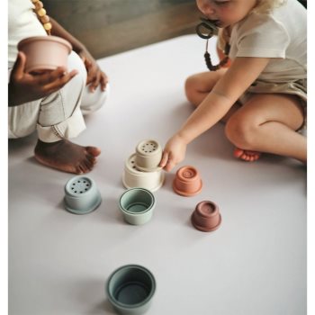 Mushie Stacking Cups Toy jucarie 3 in 1