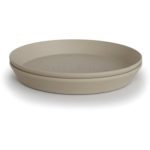 Mushie Round Dinnerware Plates farfurie