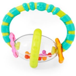 Bright Starts Teether & Rattle jucărie zornăitoare pentru dentiție