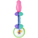 Bright Starts Teether & Rattle jucărie zornăitoare pentru dentiție