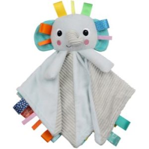 Bright Starts Cuddle'n Tags pătură mini cu animal de pluș