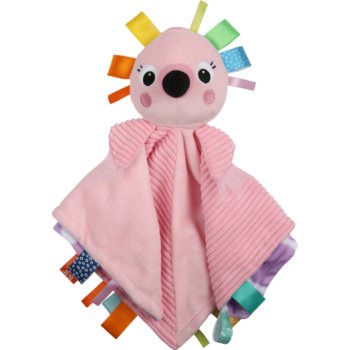 Bright Starts Cuddle'n Tags pătură mini cu animal de pluș