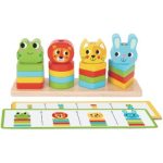 Dvěděti Wooden Activity Toy Friends jucărie cu activități din lemn