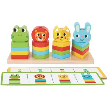 Dvěděti Wooden Activity Toy Friends jucărie cu activități din lemn