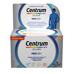 CENTRUM SILVER 50+ BARBATI CT*30CPR