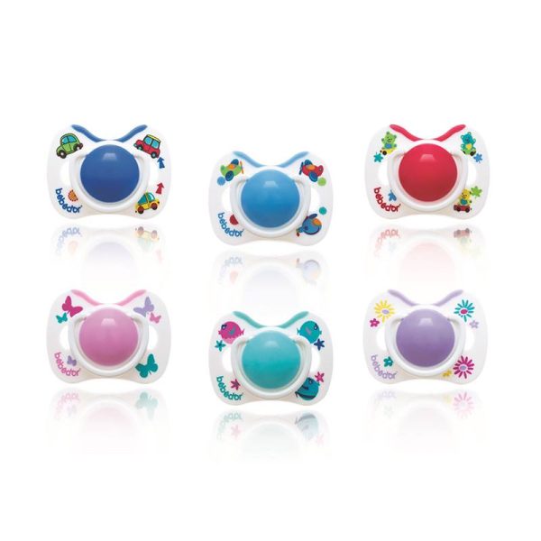 Bebe Dor Suzeta rotunda din silicon cu inel nr.1 -101