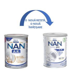 Lapte praf Nan AntiRegurgitare +0 luni, 400g, Nestle