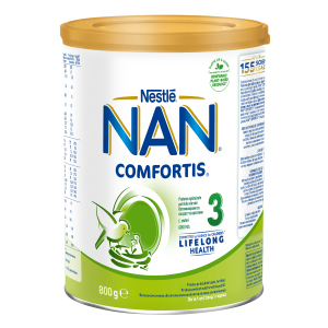 Lapte praf Nan 3 Comfortis, incepand de la 12 luni, 800 g, Nestle