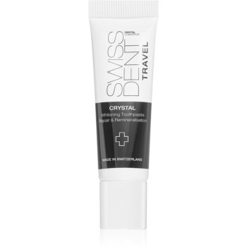 Swissdent Crystal Travel Tube Pasta reminelizare pentru dinti cu efect de albire
