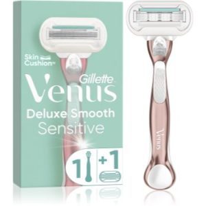 Gillette Venus Deluxe Smooth Sensitive Rosegold aparat de ras + capete de schimb