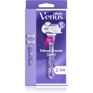 Gillette Venus Deluxe Smooth Swirl Aparat de ras + 2 capete de schimb