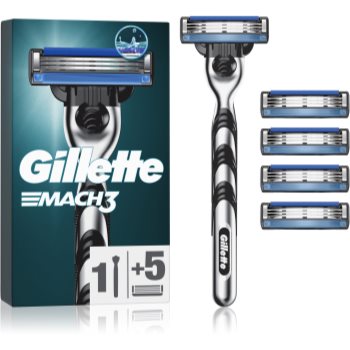 Gillette Mach3 aparat de ras + capete de schimb