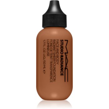MAC Cosmetics Studio Radiance Face and Body Radiant Sheer Foundation machiaj cu acoperire ușoară pentru față și corp