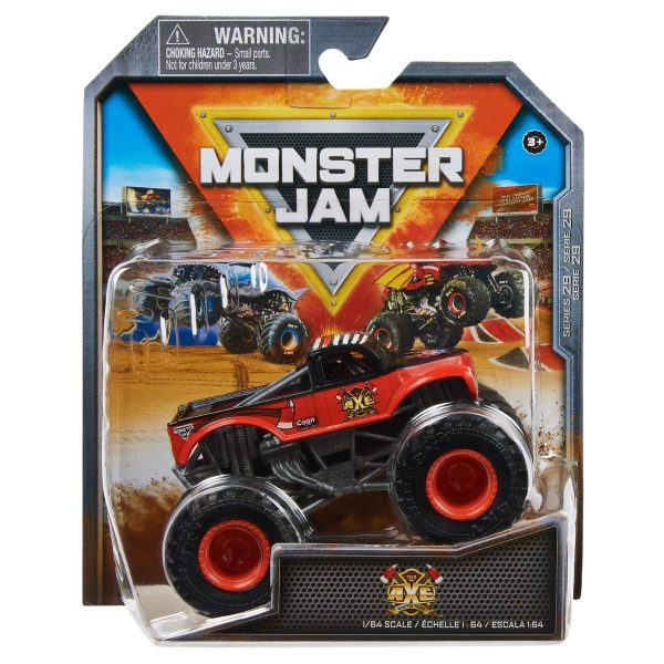 Masinuta Monster Jam, Scara 1:64, Axe, 20141166