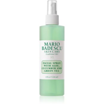 Mario Badescu Facial Spray with Aloe, Cucumber and Green Tea apă de față revigorantă pentru ten obosit