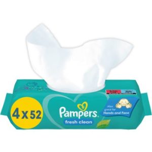 Pampers Fresh Clean servetele delicate pentru copii pentru piele sensibila