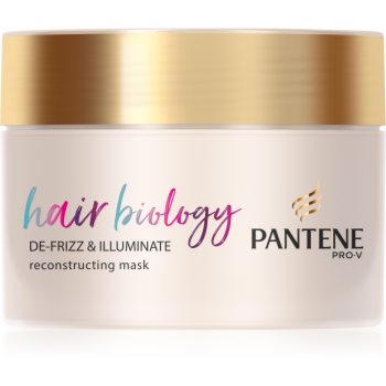 Pantene Hair Biology De-Frizz & Illuminate Masca de par pentru par uscat si vopsit