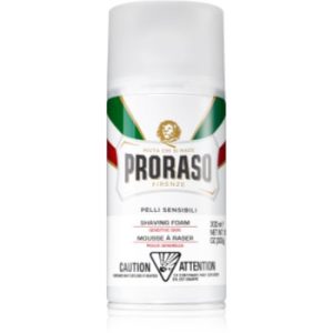 Proraso White spumă pentru bărbierit pentru piele sensibilă