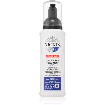 Nioxin System 6 Scalp & Hair Treatment ingrijirea scalpului pentru parul tratat chimic