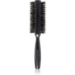 Janeke Black Line Tumbled Wood Hairbrush Ø 55mm perie rotundă pentru păr cu peri de nailon și de mistreț
