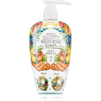 Le Maioliche Sicilian Orange Blossom Line spumă pentru duș pentru baie