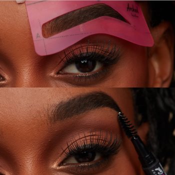 NYX Professional Makeup Zero To Brow Stencil Book șabloane pentru sprâncene