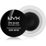 NYX Professional Makeup Epic Black Mousse Liner eyeliner rezistent la apă