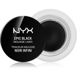 NYX Professional Makeup Epic Black Mousse Liner eyeliner rezistent la apă