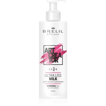 Brelil Numéro Art Creator Ultra Liss Milk lotiune pentru stralucirea si netezirea parului cret