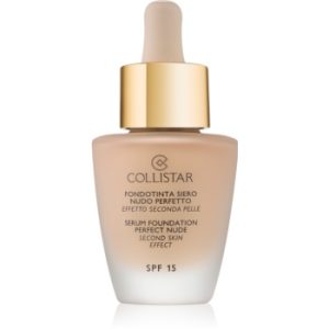 Collistar Serum Foundation Perfect Nude machiaj de stralucire pentru un look natural SPF 15