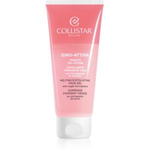 Collistar Idro-Attiva Melting Exfoliating Face Gel exfoliant din zahăr pentru față