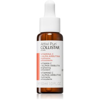 Collistar Attivi Puri Vitamin C + Alfa-Arbutina ser facial cu efect iluminator cu vitamina C