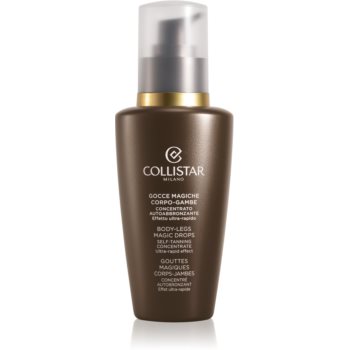 Collistar Magic Drops Body-Legs Self-Tanning Concentrate emulsie autobronzanta pentru corp si picioare.